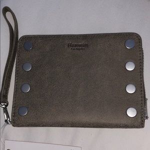 HAMMITT Wristlet/Wallet 605 South in Pewter NWT